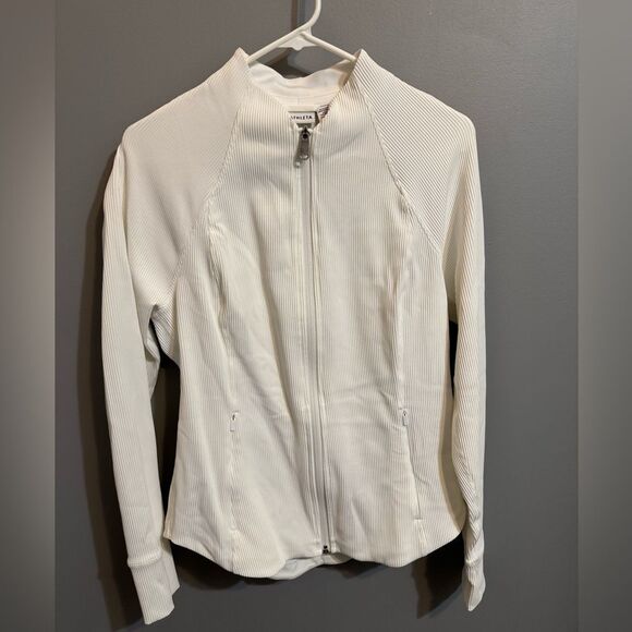 NWOT Athleta Salutation Ribbed Jacket - Picture 4 of 9